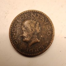 1943 Mexico 5 Cinco Centavos Coin - £3.58 GBP