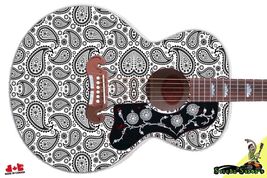 Sticka Steve's Guitar Skin Wrap Reface Re-Skin Vintage Century Paisley 113 - $27.71+