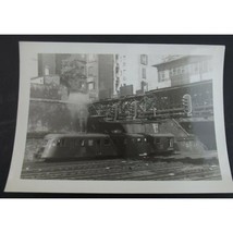 Photograph Local Railroad Or Trolley Under Walkway 4 1/2 x 3 1/4 Site Un... - £5.49 GBP