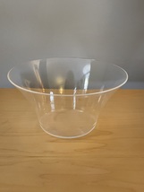 Vintage 70s 2-part Lucite "petal" ice bowl set image 6