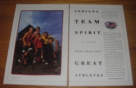 2000 Toyota Cars Ad - Indiana team spirit it&#39;s building more than great athletes - £14.50 GBP