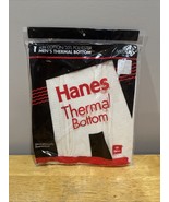 Vintage Hanes Mens Thermal Bottom Waffle Pants Long Johns 1994 Size Medi... - $27.29 CAD