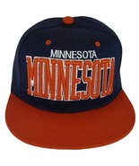Minnesota Men&#39;s Adjustable Snapback Baseball Cap (Navy/Red) - £11.95 GBP