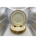 Set of 6 Spode SHEFFIELD CREAM Y816 Tiffany &amp; Co. Dinner Plates - $5,162.36 MXN