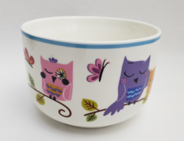 Ciroa Owl Coffee Mug Cup Fine Porcelain Extra Large Multi-Color Handle - £23.69 GBP