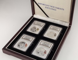 2008 Beijing Olympiques 4 Pièce de Monnaie Argent Kit Série III 3 NGC PF... - $682.60