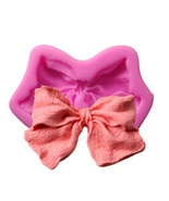 Bow Silicone Mold, Ribbon Silicone Mold, Fondant Silicone Mold, Large Bo... - $15.99
