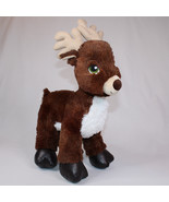 Build A Bear Large Reindeer Christmas Brown Stuffed Animal Plush Toy BAB... - $9.51