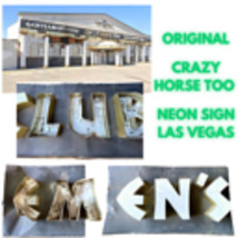 Crazy Horse Too Las Vegas Original Neon Sign Museum Mafia History Authentic Mob - £8,067.69 GBP