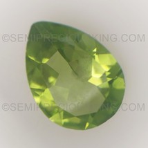 Natural Peridot Pear Faceted Cut 11X8mm Parrot Green Color VS Clarity Loose Gems - £106.56 GBP