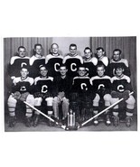 Ontario Hockey Team Black &amp; White Photograph Laminated Vintage Photo - $17.81