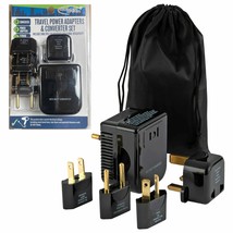 Travel Power Voltage Converter Adapter 1875W 4 Plugs 110-220 V Charger T... - £43.95 GBP