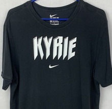 Nike T Shirt Kyrie Irving Crew Basketball Swoosh Men’s XL Black Short Sl... - $29.99