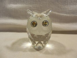 Swarovski Crystal Woodland Friends Large Owl Figurine 2 5/8&quot; - £17.24 GBP