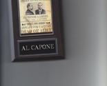 AL CAPONE PLAQUE MAFIA ORGANIZED CRIME MOBSTER MOB  - $4.94