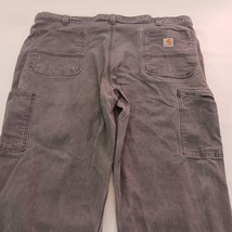 CARHARTT Men's 42x30 Gray DOUBLE KNEE FLEX Carpenter Pants CANVAS 102802-029 image 12
