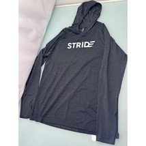 Lululemon Stride Men Hoodie Shirt Performance Activewear Charcoal Gray L... - $39.57