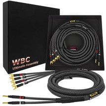 8 Foot Ultimate, 9 Awg, Ultra-Pure Ofc, Premium Audiophile Bi-Wire Speaker Cable - £172.84 GBP
