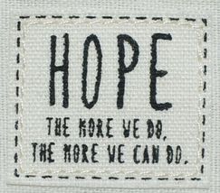 TPO Brand MP0005WH Hope Tan Cork White Canvas Zipper Travel Makeup Pouch Bag image 6