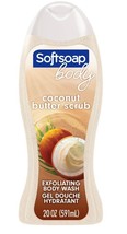 Softsoap Exfoliating Body Wash, Coconut Butter Scrub, 20 Fl. Oz. - $9.95