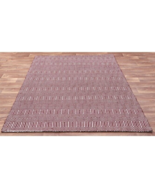 Elegant Hand-Woven Dhurry Perfect for a Stylish Home Office or Lobby Red... - $439.05 CAD+