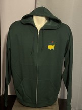 Masters Embroidered Zippered Hoodie Mens Sz XL Green - £35.88 GBP