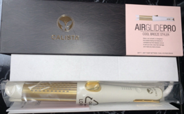 Calista AirGlide Cool Breeze Styler Iron Wave Curl Smooth Straighten white - $19.68