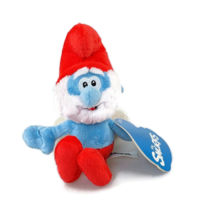 Papa Smurf plush marionette string puppet 2011 original tags &amp; label att... - $23.42 CAD