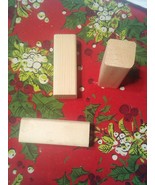 Wood Blocks 2&quot; X 2&quot; X 4&quot; Wood Block 12 Piece Lot Building Craft Blocks - $54.86 CAD