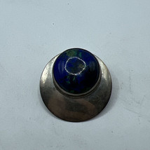 Vintage Tony Guerro Signed Sterling Silver Azurite SINGLE Earring - £20.52 GBP