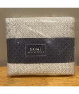 Home Reflections 4 PC 1200 Thread Count Twin XL Leaf Pattern QVC Sheet Set - $54.14 CAD