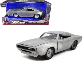 Dom&#39;s 1970 Dodge Charger R/T Bare Metal Fast &amp; Furious 7 2015 Movie 1/24 Diecast - £32.44 GBP