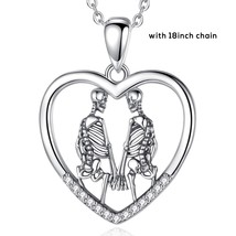 925 Sterling Silver Skulls Necklace Neckalce for Man&#39;s Women&#39;s Fine Undying Love - £22.53 GBP