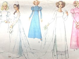 Simplicity Sewing Pattern 8575 Dress Gown Bridal Bridesmaid Misses Size 12 - £12.17 GBP