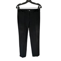 THEORY For Bergdorf Goodman Black Pants Strait Cut Front Pockets Size 4 - $24.74