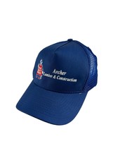 Archer Lumber Construction Trucker Hat Snapback Mesh Cap Value Quality S... - $14.85