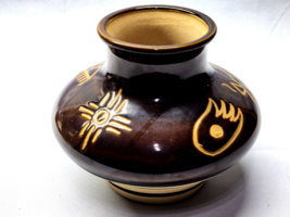 Saguaro Southwest Pottery Native American Stoneware Bowl Dish Vase - Usa Made - $42.54