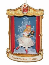 Kurt Adler "Nutcracker Ballet" Shadow Box w/ Clara Christmas Ornament - £10.27 GBP