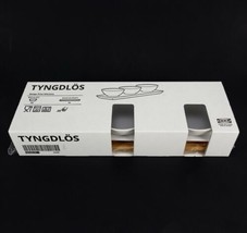 IKEA TYNGLDÖS Serving Tray With 3 Bowls Bamboo/ White New - $39.58