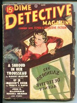 Dime Detective 06/1949-POPULAR PUB-GUN MOLL-NORMAN SAUNDERS-MACDONALD-good/vg - £69.64 GBP
