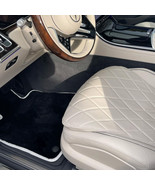 2021 - 2024 Sheepskin Floor Mats Pillows fits W223 Mercedes Maybach S580... - $1,563.09