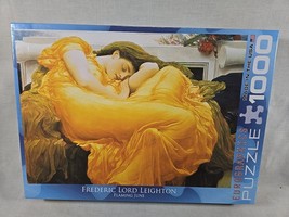 Eurographic 1000pc FLAMING JUNE By FREDERIC LORD LEIGHTON Art Puzzle Sealed - $18.69