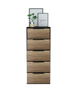 5 Drawers Dresser Maryland, Bedroom, Black / Pine - $325.99