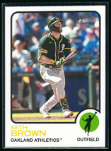 2022 Topps Heritage #328 Seth Brown Oakland Athletics - £1.59 GBP