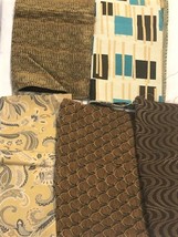 5 Pillow Panel Fabrics - £27.97 GBP