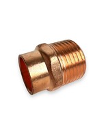 5/8&quot; x 1/2&quot; Male Adapter (C x M Adapter) Copper Fitting SWEAT x MIP Adapter - £14.14 GBP