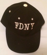 FDNY Black Cap Hat Fire Department New York ba2 - £7.88 GBP