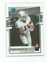 Henry Ruggs Iii (Las Vegas Raiders) 2020 Donruss Football Rated Rookie Card #308 - £5.42 GBP