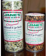 JANE&#39;S KraZy Original Mixed Up SALT AND PEPPER Marinade Seasoning Spice ... - $31.11