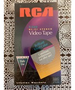 Three RCA Durabrand Blank Video Tapes Sealed VHS 6 Hours Hi Fi Stereo St... - $12.99